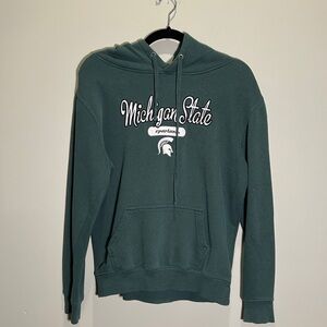 Michigan State University Green Hoodie Classic Style
